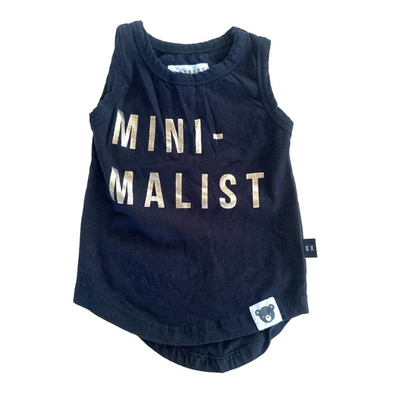 Huxbaby Minimalist Graphic Tank Top 6/12M - Picture 1 of 6